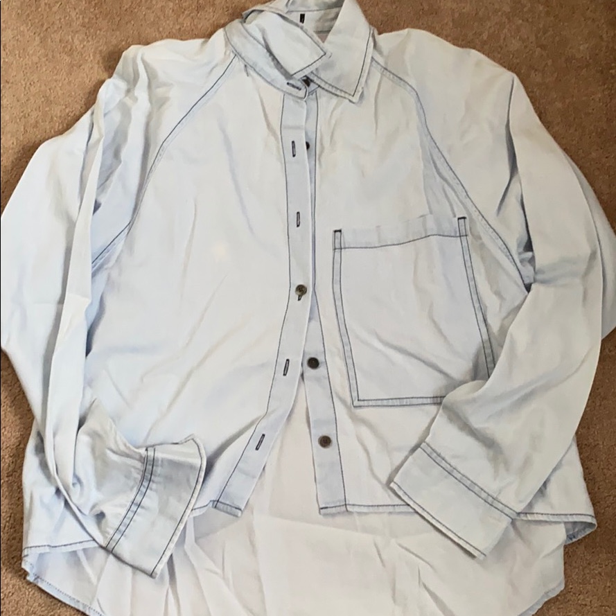 Hi-Low Button Down